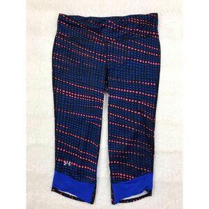 Under Armour Fly-By Printed Capri Medium Compression Running Zip Pocket